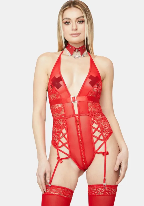 Love On My Mind Lingerie Set sold by Dolls Kill