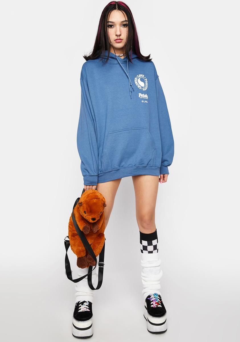 Blue Balance Hoodie sold by Dolls Kill product image thumbnail 3