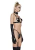 Zealous Vixen Lingerie Set  - Black sold by Dolls Kill