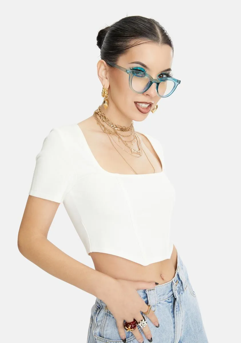 Turning Corset Crop Top sold by Dolls Kill product image thumbnail 2