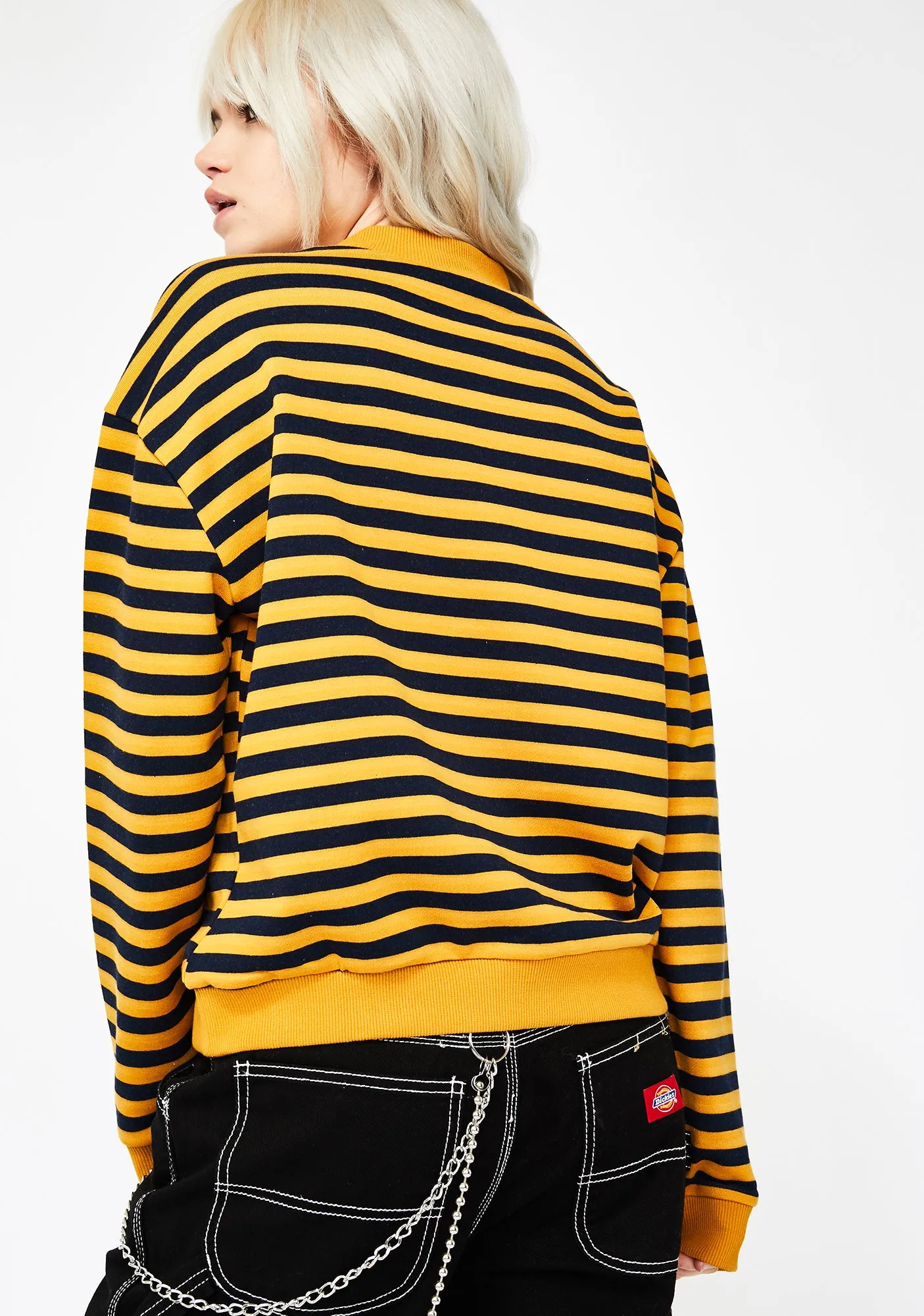 Access Denied Striped Sweatshirt sold by Dolls Kill product image thumbnail 4