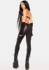 Sheer Black O-Ring Catsuit sold by Dolls Kill