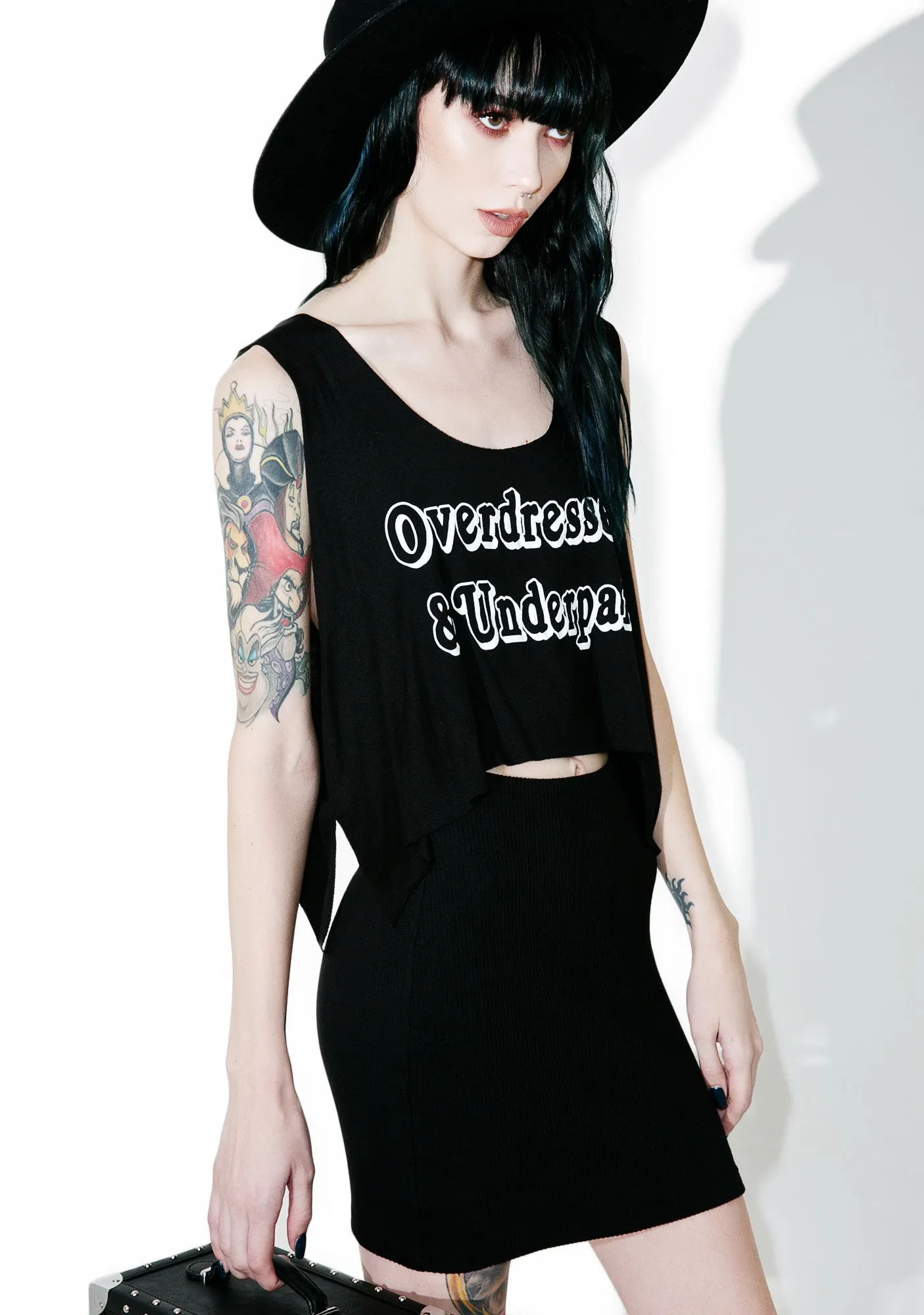 Overdressed 'N Underpaid Crop sold by Dolls Kill product image thumbnail 3