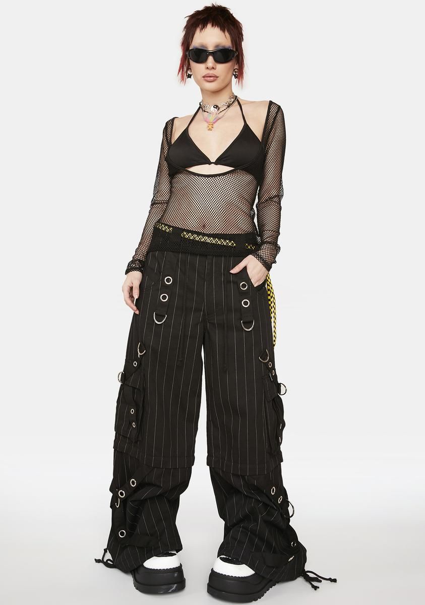 On A Roll Fishnet Top And Bra Set sold by Dolls Kill product image thumbnail 3