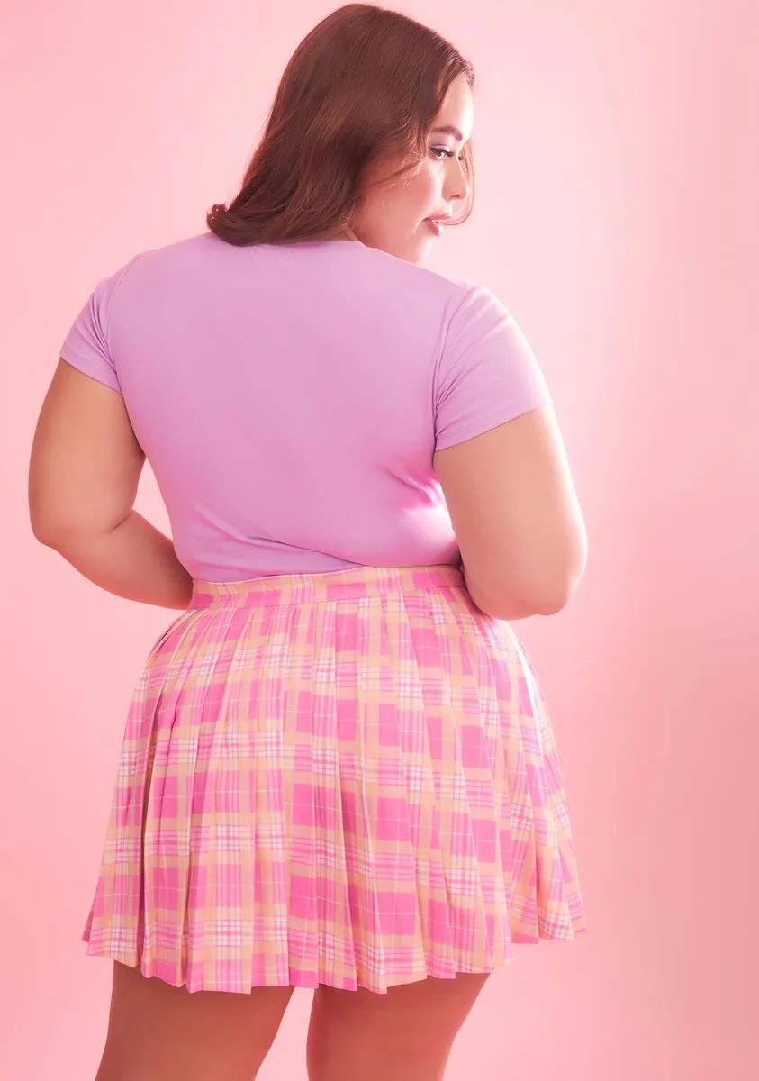 Hey That's My Jam Plaid Pleated Skirt sold by Dolls Kill product image thumbnail 4