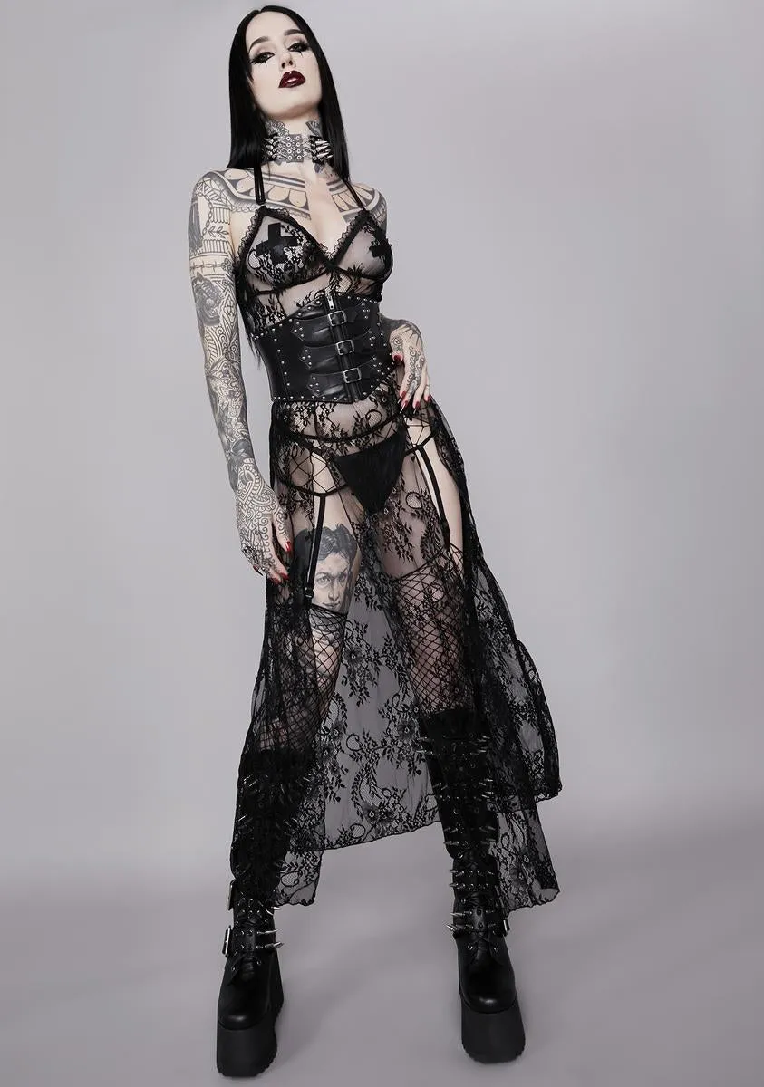 Spirit Of Late Lace Maxi Dress sold by Dolls Kill product image thumbnail 3