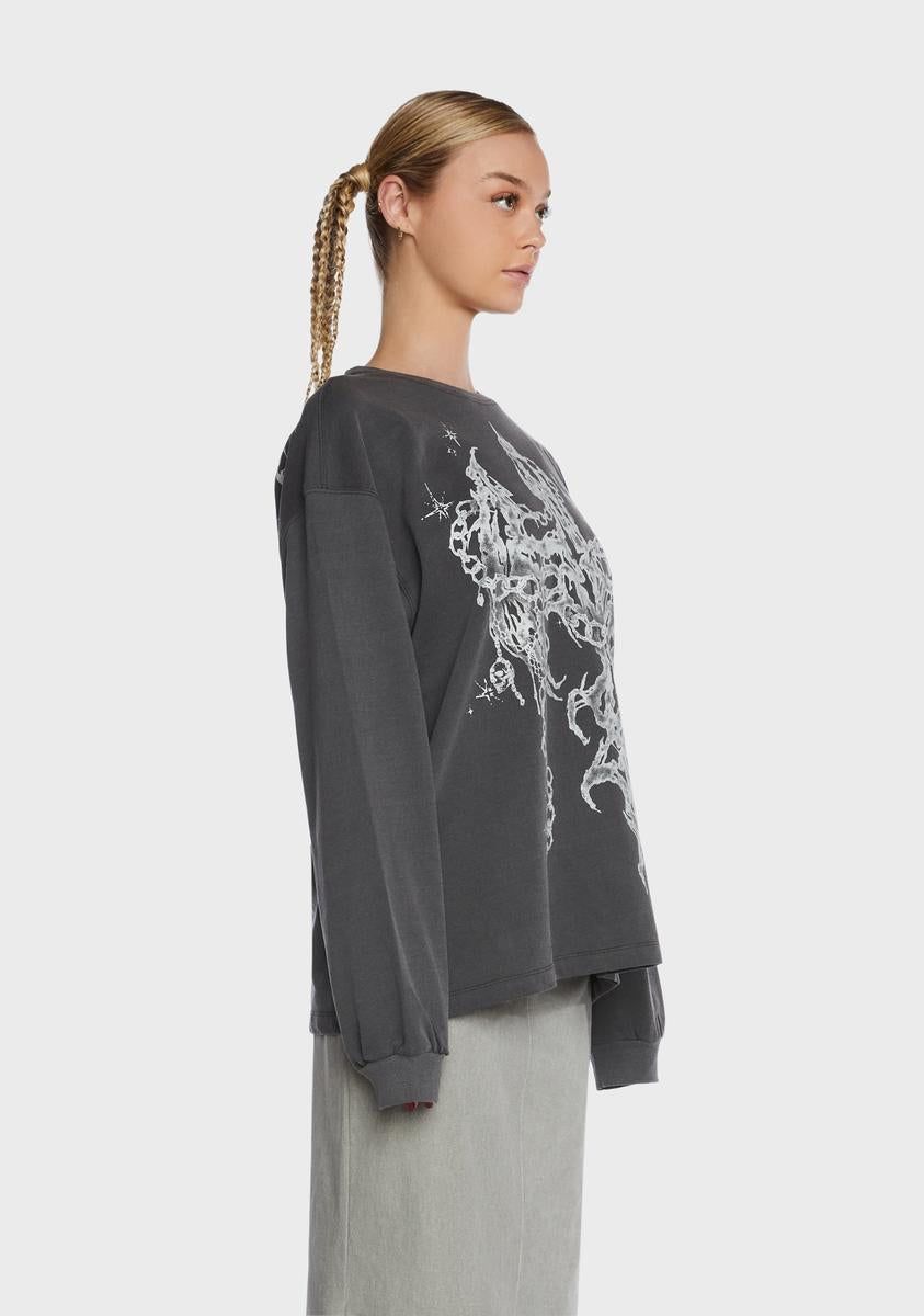 Goth Cross T-Shirt sold by Dolls Kill product image thumbnail 2