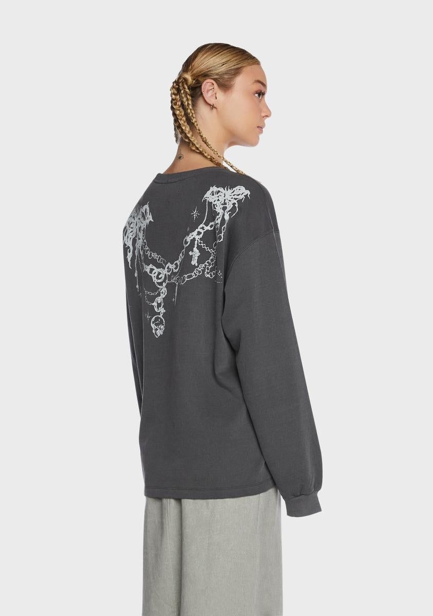 Goth Cross T-Shirt sold by Dolls Kill product image thumbnail 3