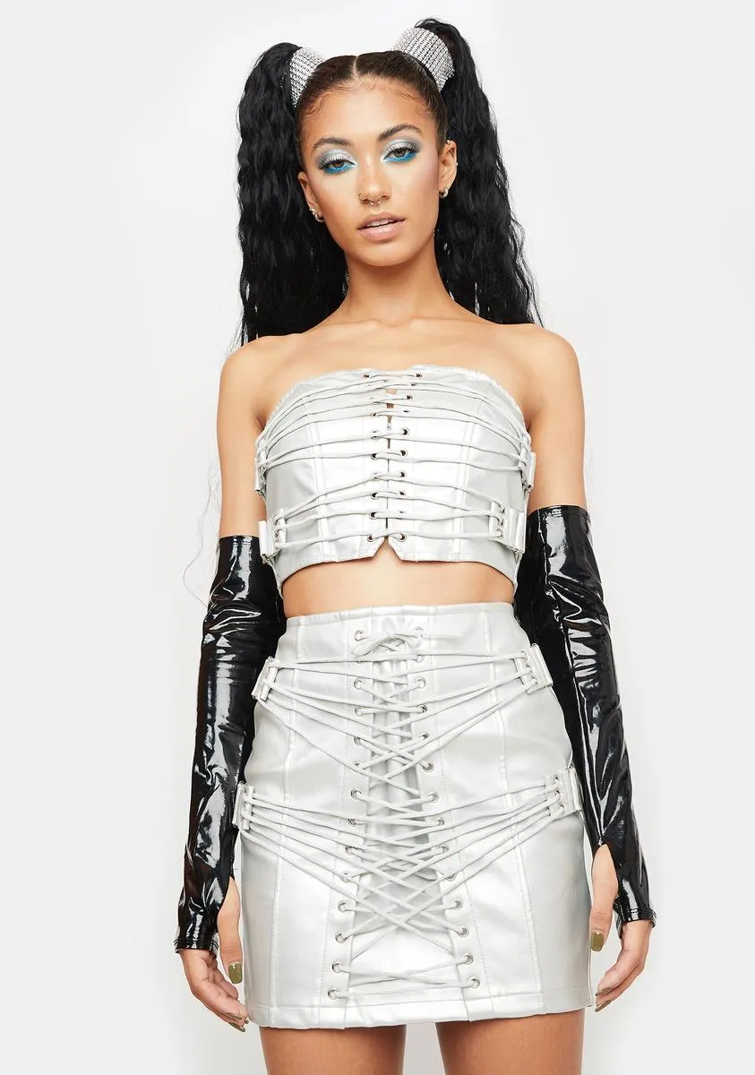 Cosmic Phenomena Mini Skirt sold by Dolls Kill product image thumbnail 2