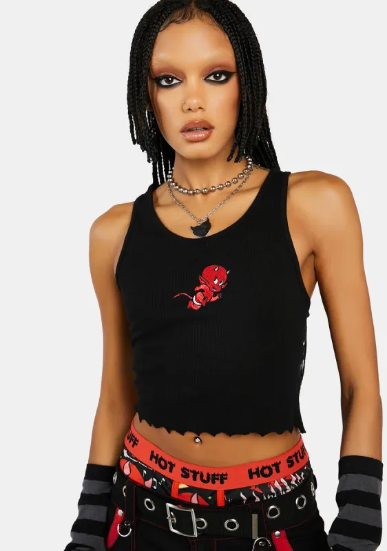 Sizzle Me This Crop Tank sold by Dolls Kill