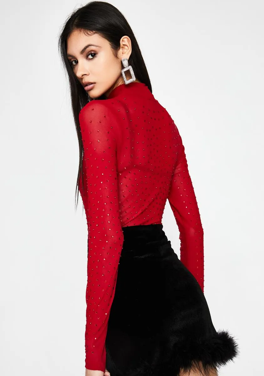 No More Waiting Mesh Bodysuit sold by Dolls Kill product image thumbnail 4