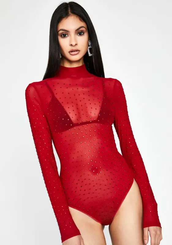 No More Waiting Mesh Bodysuit sold by Dolls Kill