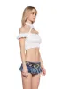 Sunflower Joy Crop Top - White sold by Dolls Kill