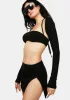 Dark Hells Angel Skirt Set sold by Dolls Kill