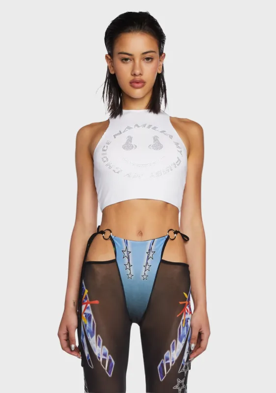 Dick Smile Crop Top sold by Dolls Kill