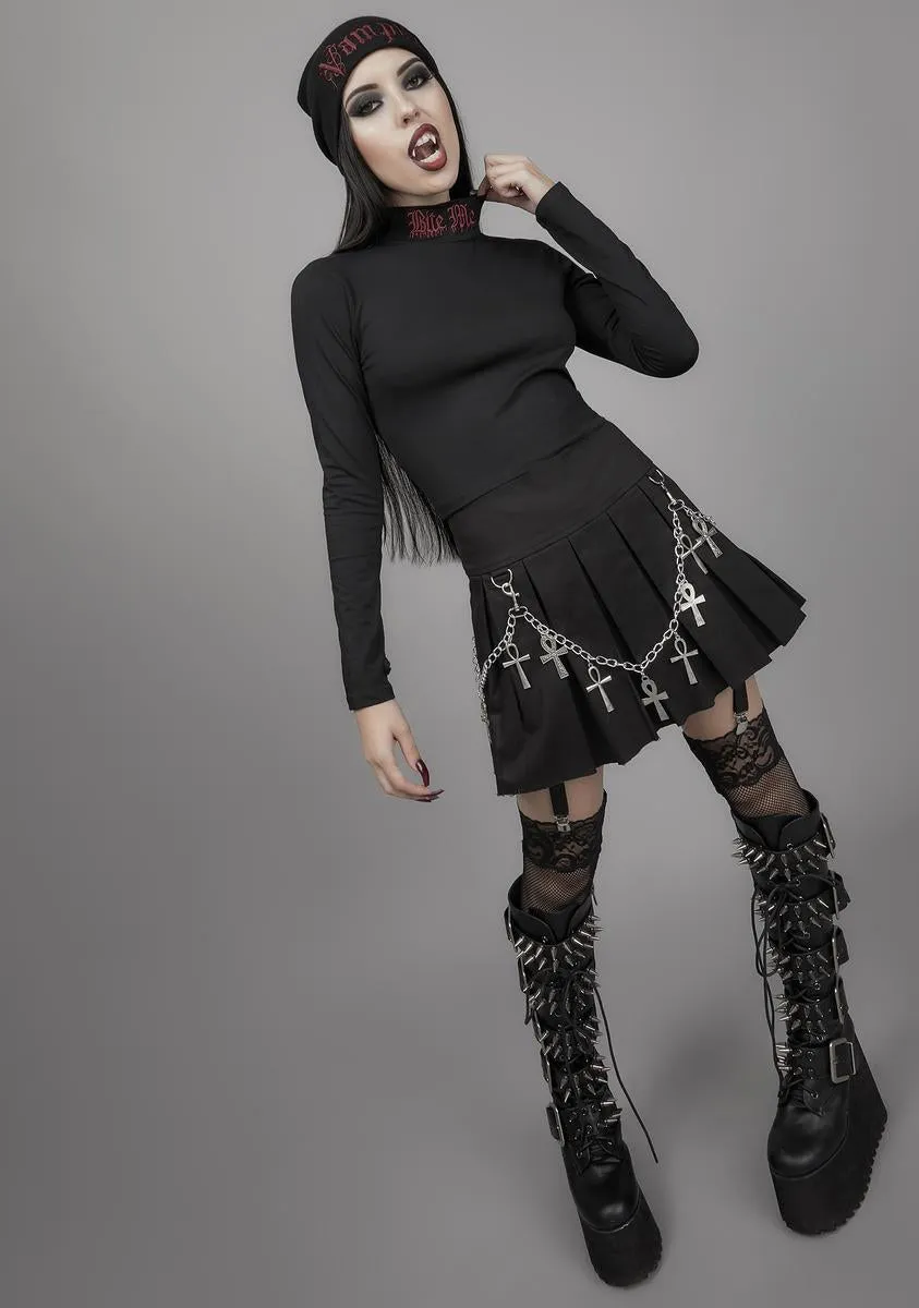 Sucks To Be U Mock Neck Tee sold by Dolls Kill product image thumbnail 3