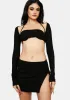 Dark Hells Angel Skirt Set sold by Dolls Kill