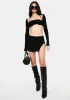 Dark Hells Angel Skirt Set sold by Dolls Kill