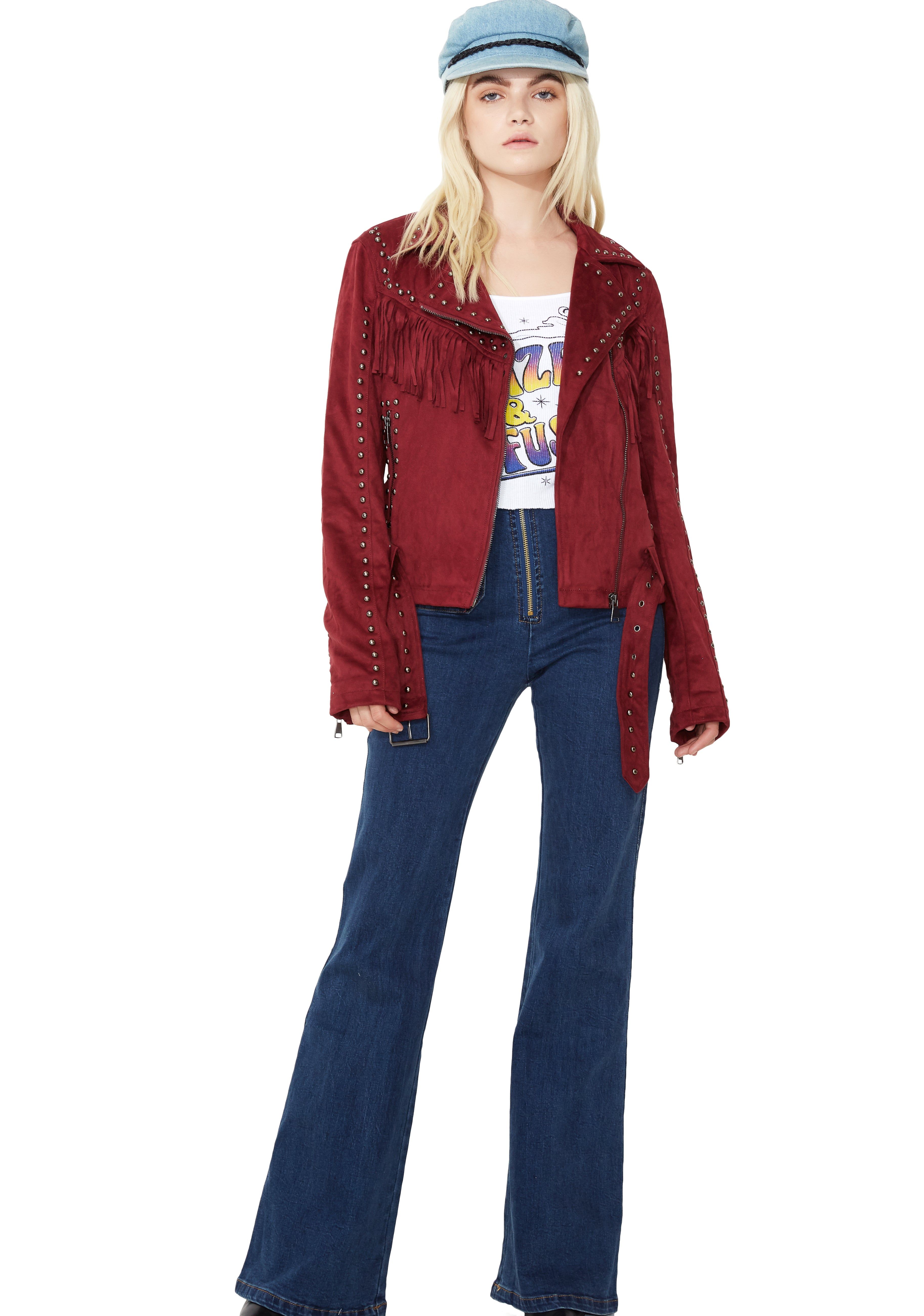 Sass Master Fringe Moto Jacket sold by Dolls Kill product image thumbnail 5