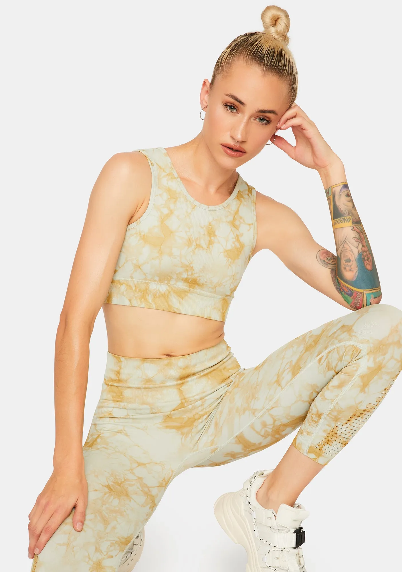 Pressure Zone Tie Dye Sports Bra sold by Dolls Kill