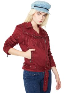Sass Master Fringe Moto Jacket sold by Dolls Kill