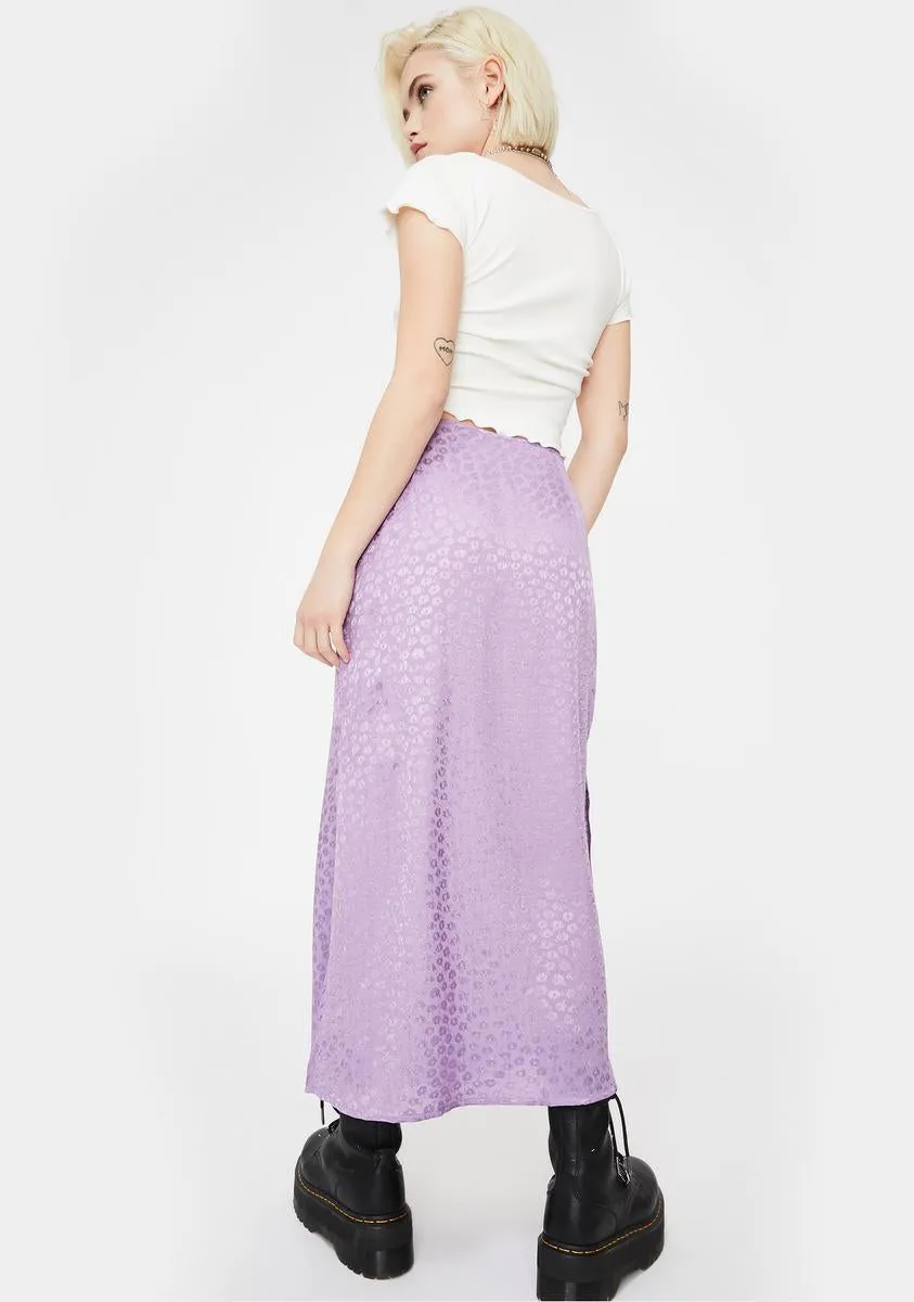 Lavender Tindra Midi Skirt sold by Dolls Kill product image thumbnail 4