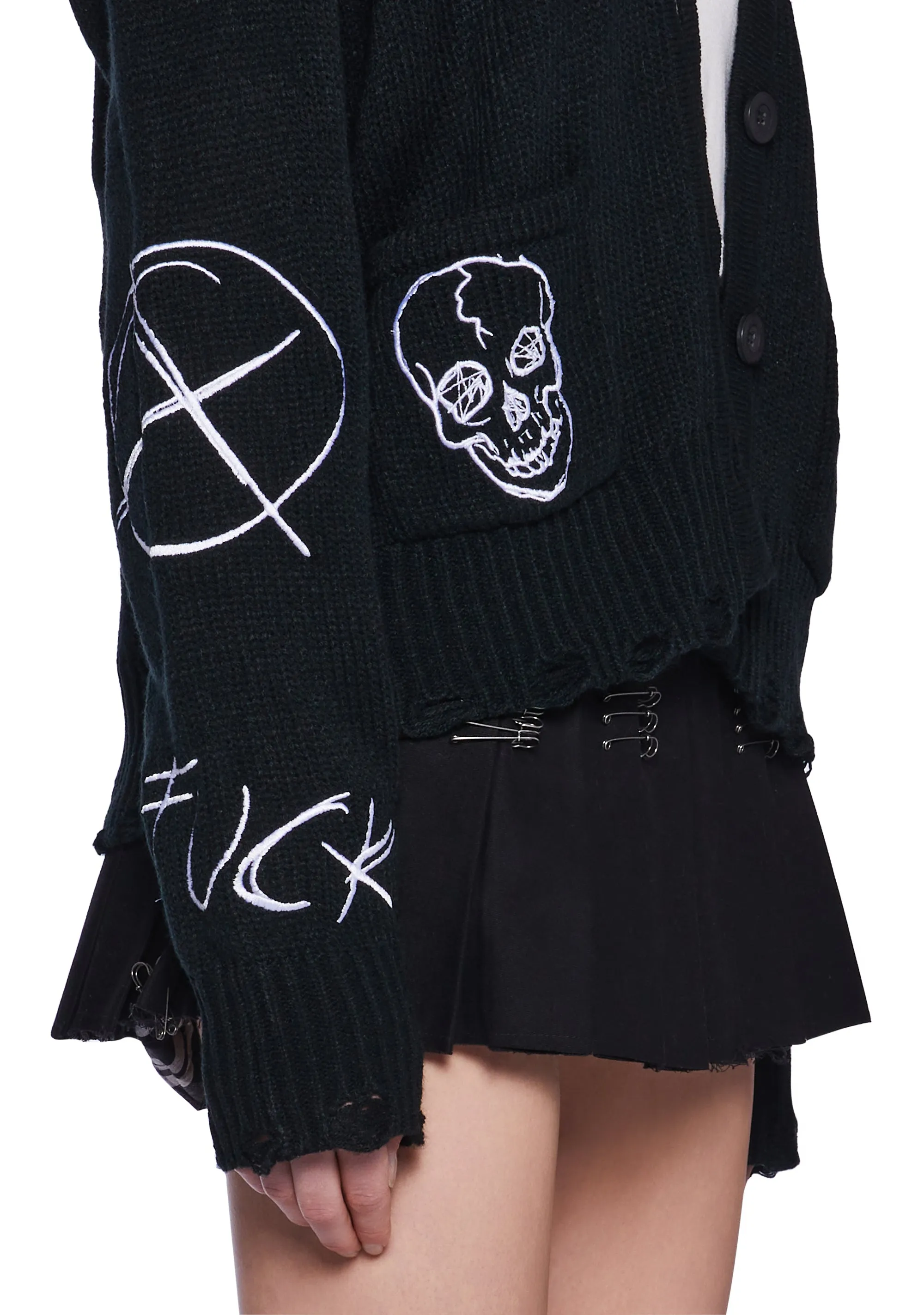 No Heartbreak Knit Cardigan sold by Dolls Kill product image thumbnail 5