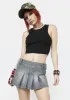 Twinkle Denim Mini Skirt sold by Dolls Kill