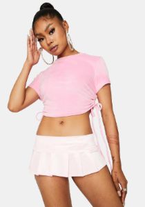 Baby Pump It Up Micro Mini Skirt sold by Dolls Kill