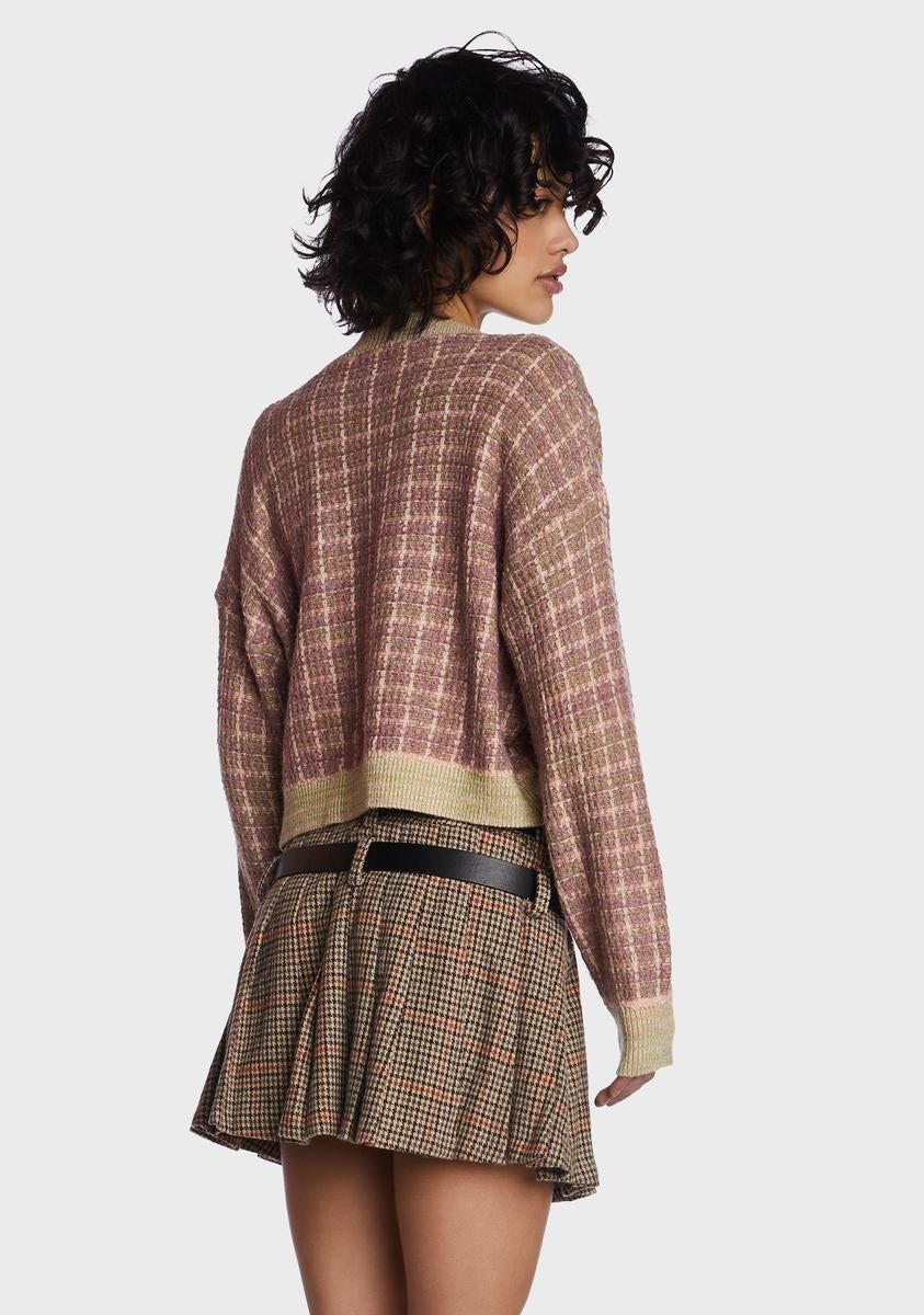 Central Station Cropped Cardigan sold by Dolls Kill product image thumbnail 4