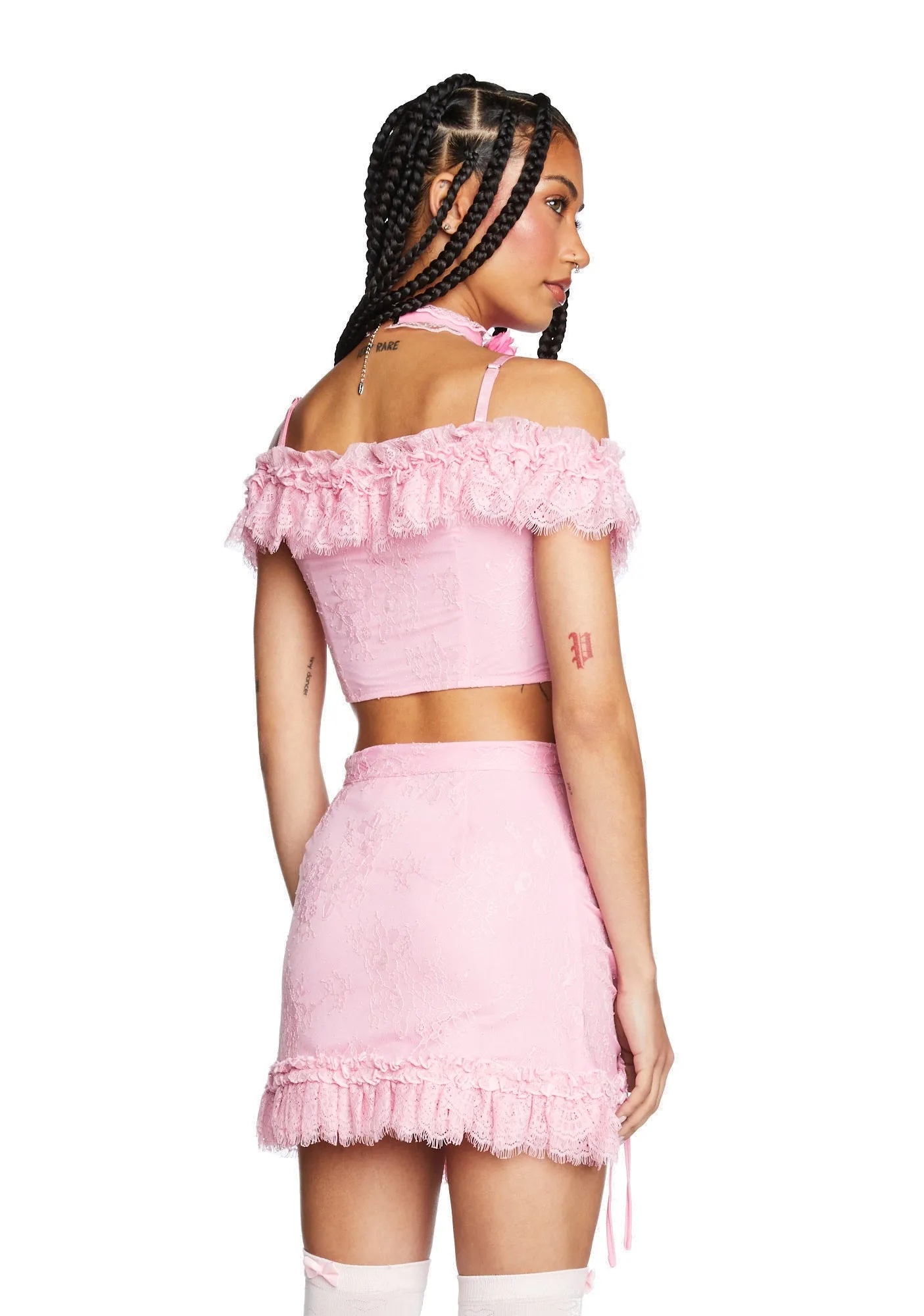 A Greater Love Crop Top sold by Dolls Kill product image thumbnail 4