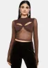 Cut Above The Rest Mesh Top sold by Dolls Kill