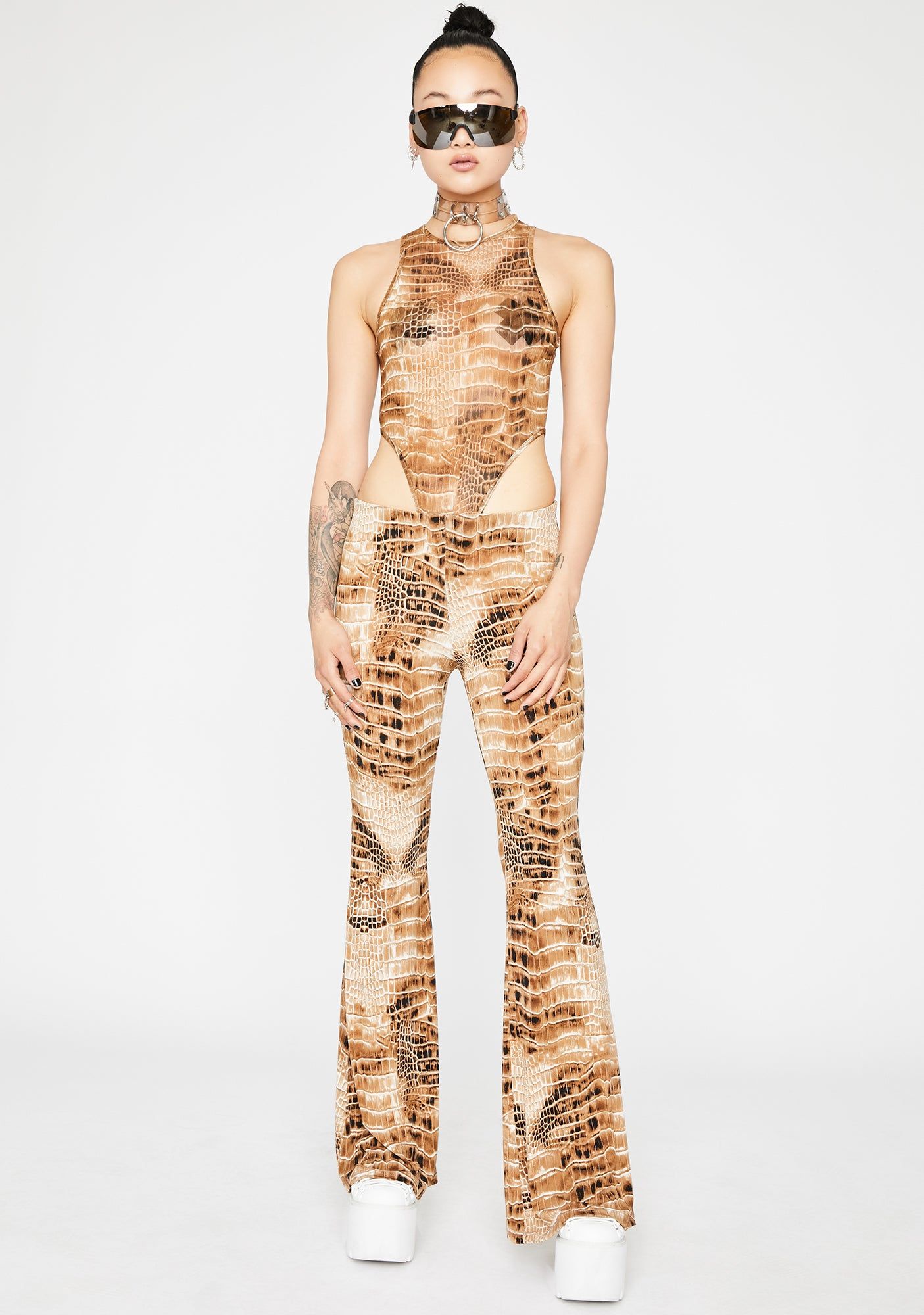 Harsh Marsh Flared Set sold by Dolls Kill