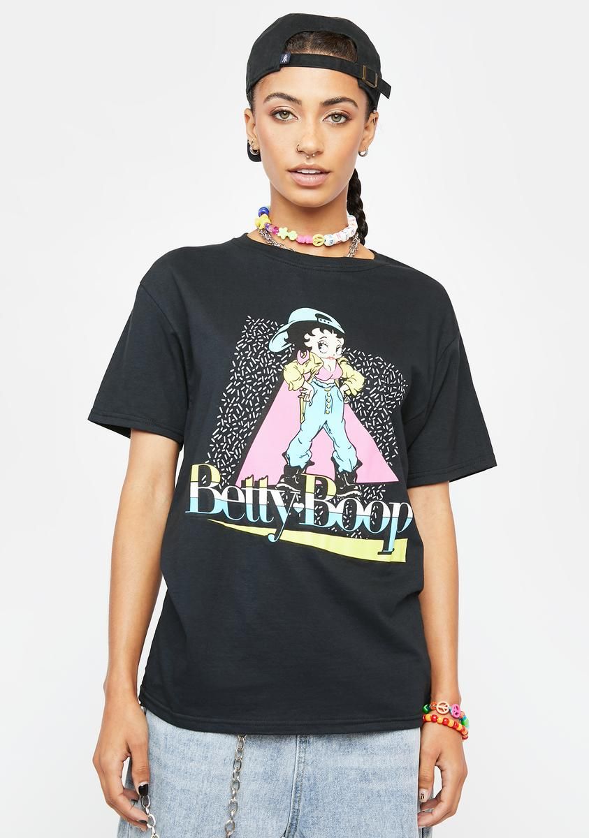Betty Boop Black Graphic Tee sold by Dolls Kill