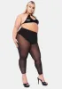Dark I'm Pure Naughtiness Sheer Leggings sold by Dolls Kill