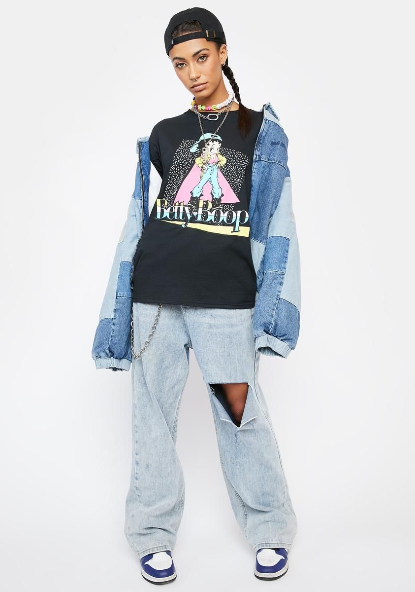 Betty Boop Black Graphic Tee sold by Dolls Kill product image thumbnail 3