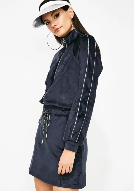 Shorty Like Mine Track Dress sold by Dolls Kill