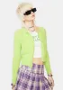 Your Point Being Cropped Cardigan sold by Dolls Kill