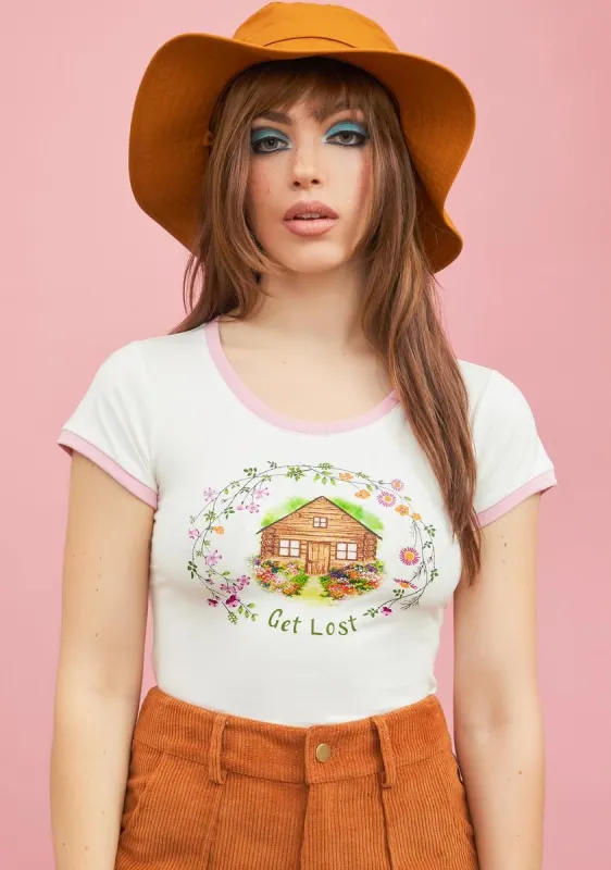 Hit The Road Ringer Tee sold by Dolls Kill