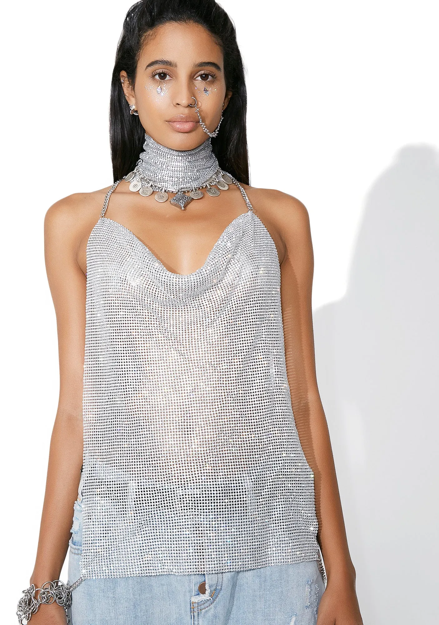 Pay Me Halter Top sold by Dolls Kill