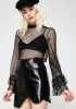 Shiny Thang Vinyl Skirt sold by Dolls Kill