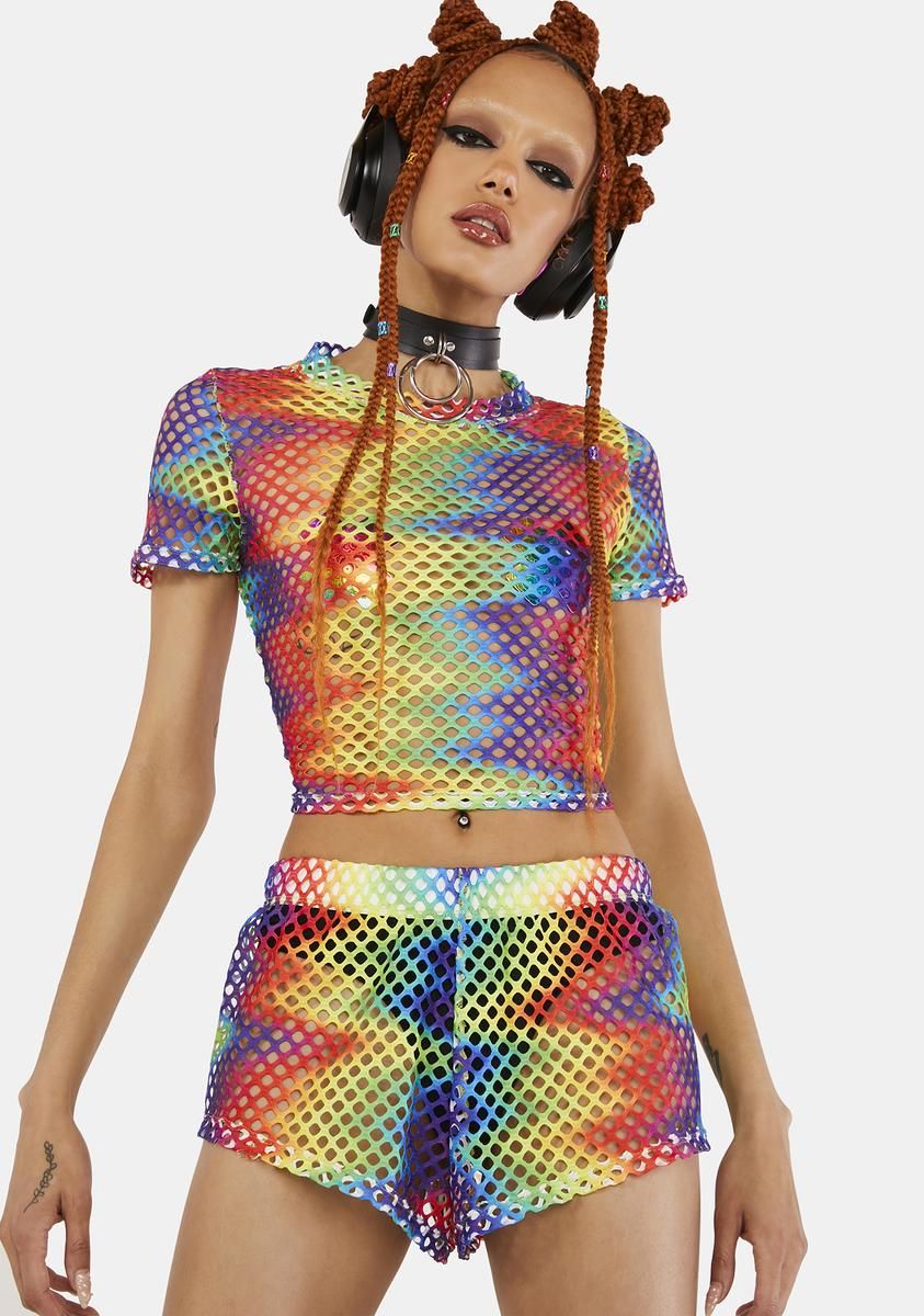 Party People Shorts Set sold by Dolls Kill