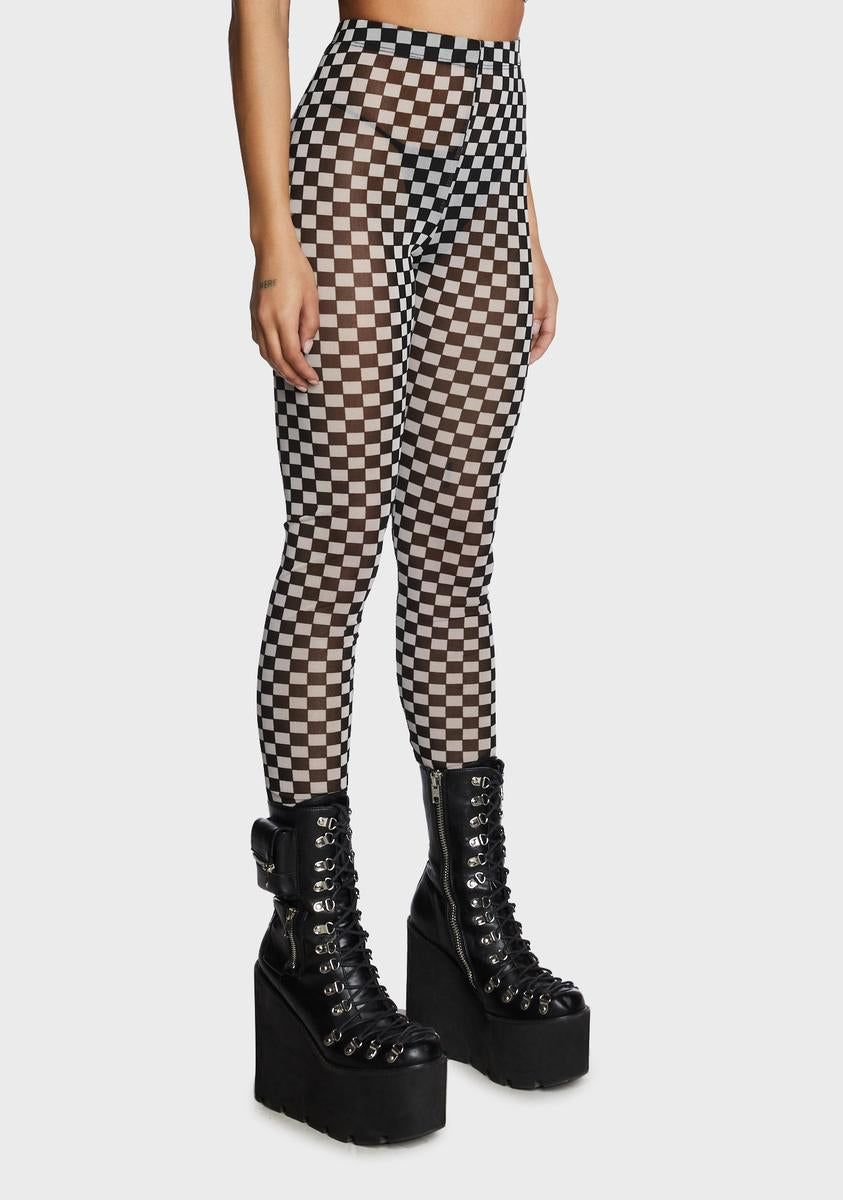 Sore Loser Sheer Leggings sold by Dolls Kill product image thumbnail 3