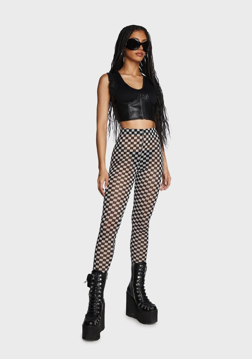 Sore Loser Sheer Leggings sold by Dolls Kill product image thumbnail 5