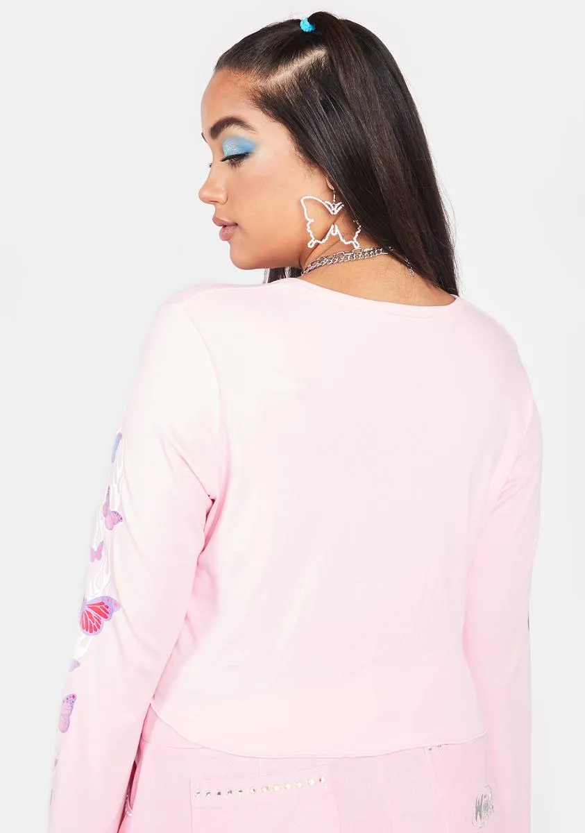 Plus Girl On Fire Bloom Graphic Tee sold by Dolls Kill product image thumbnail 4