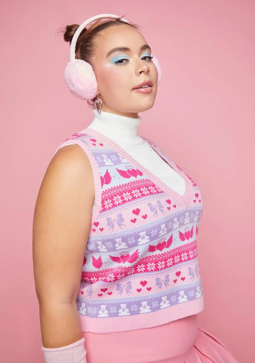 Plus One I Adore Sweater Vest sold by Dolls Kill product image thumbnail 2