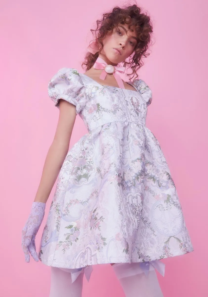 If The Shoe Fits Brocade Dress sold by Dolls Kill product image thumbnail 2