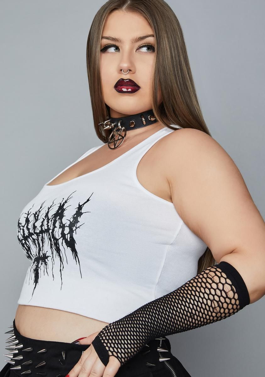 Plus Satanic Veins Graphic Tank sold by Dolls Kill product image thumbnail 2