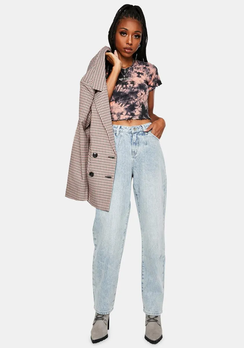 V-Waist Straight Leg Jeans sold by Dolls Kill product image thumbnail 3