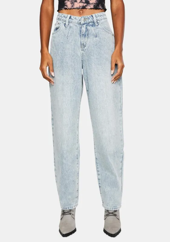 V-Waist Straight Leg Jeans sold by Dolls Kill
